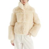 Giubbotto donna fluffy corto