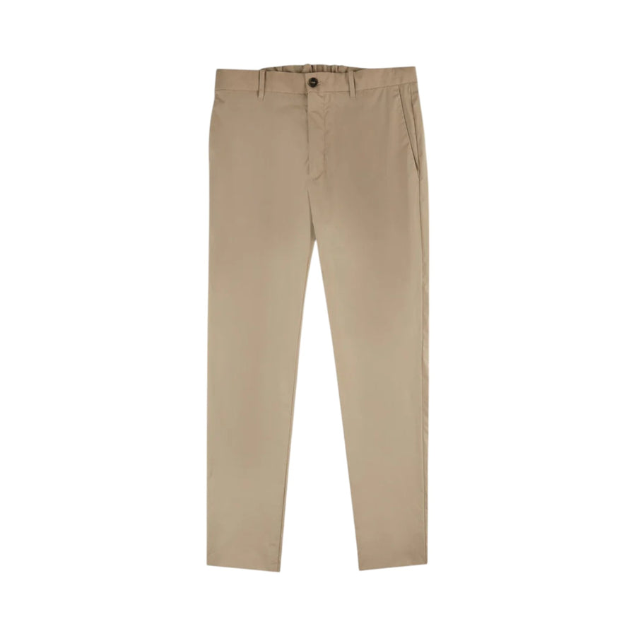 Pantalone uomo slim fit in cotone e tessuto tecnico