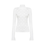 Maglia donna fitted con strass