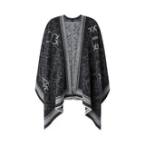 Mantella donna con motivo logo Love Birds