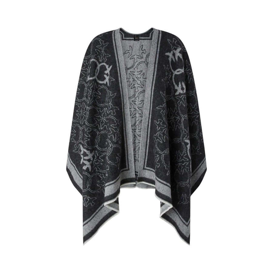 Mantella donna con motivo logo Love Birds