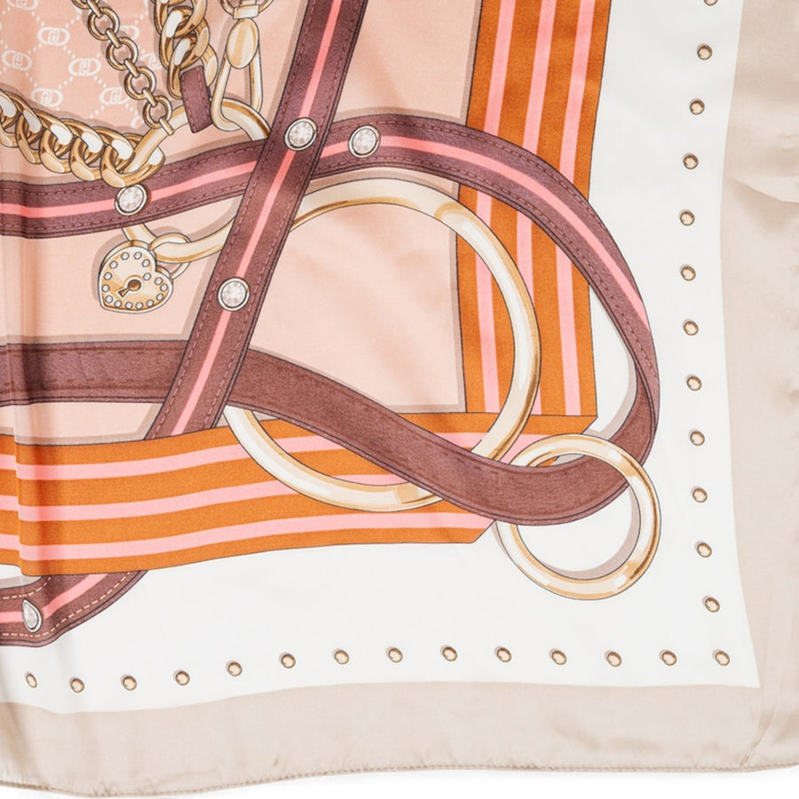 Foulard donna a righe casual