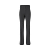 Pantaloni donna flared in punto stoffa