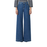 Jeans donna ampio in denim