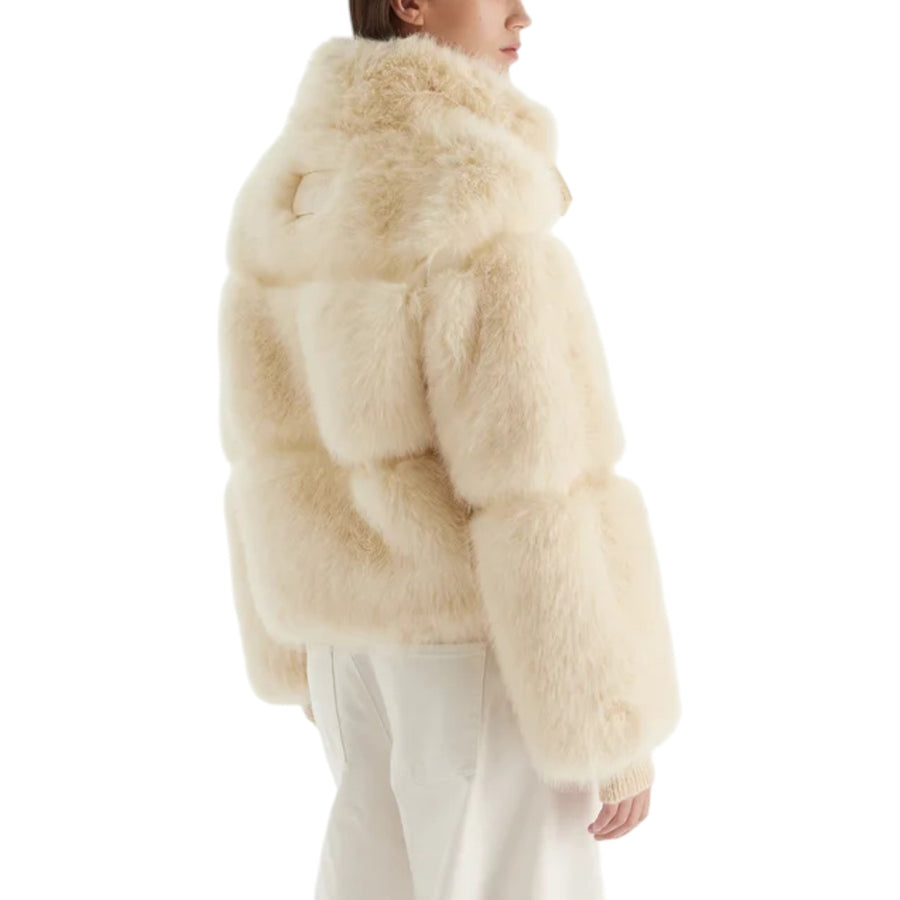 Giubbotto donna fluffy corto