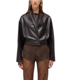 Bomber donna in pelle