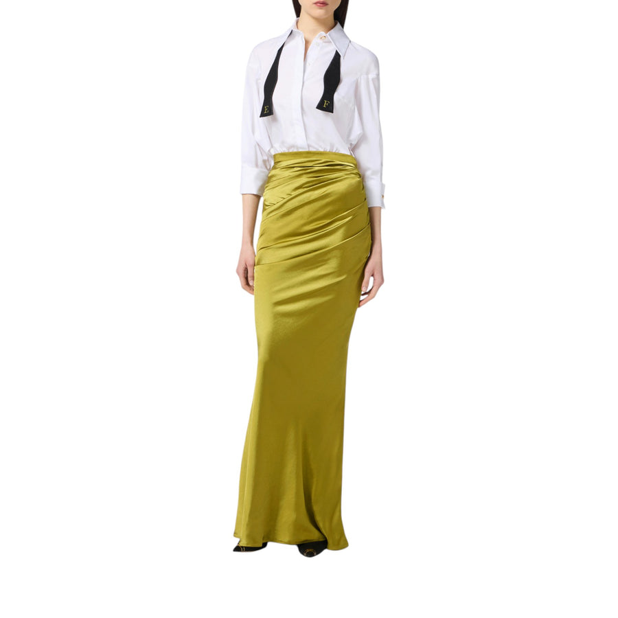 Abito donna Red Carpet in popeline e raso con papillon