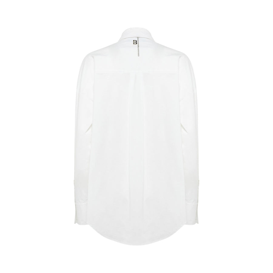Camicia donna in popeline con collana