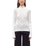 Maglia donna fitted con strass