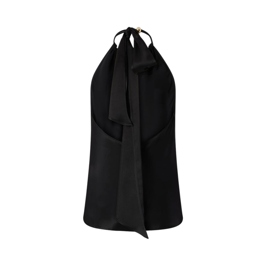 Top donna con schiena scoperta