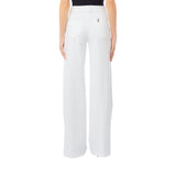 Jeans donna bianchi con cintura