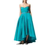 Abito donna lungo elegante con cinturina gioiello