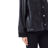 Giubbotto donna con tasconi e bottoni