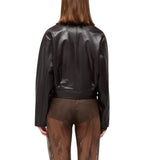 Bomber donna in pelle