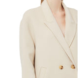 Cappotto donna a navetta con sciarpa