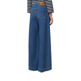 Jeans donna ampio in denim