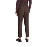 Pantalone donna regular fit in lana bistretch