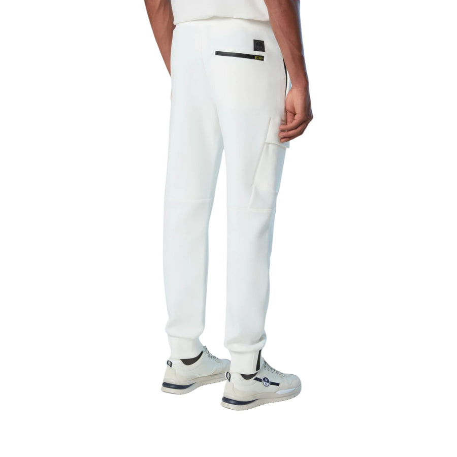 Pantaloni uomo cargo in piquet scuba