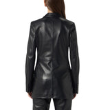 Giacca donna in pelle plongé