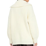 Cappotto donna in maglia di lana