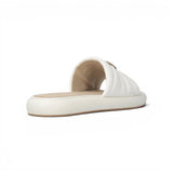 Ciabatte donna in nappa trapuntata con logo Love Birds
