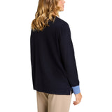 Maglia donna con intarsio