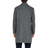 Cappotto uomo chevron in lana