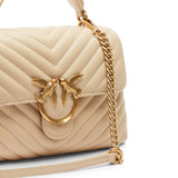 Borsa donna piccola a mano Lady Love Bag Puff Chevron