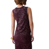 Top donna in pizzo lamé