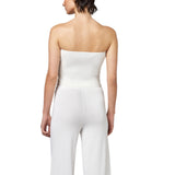 Top donna tailored con ricamo