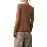 Maglia donna con scollo a V