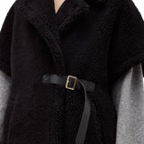 Gilet donna a kimono in faux fur