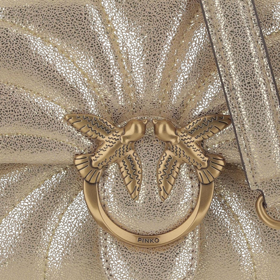 Classic Love Puff Butterfly in pelle lucida