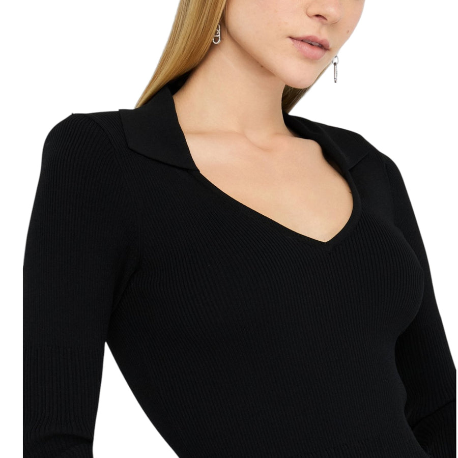 Abito donna corto in maglia