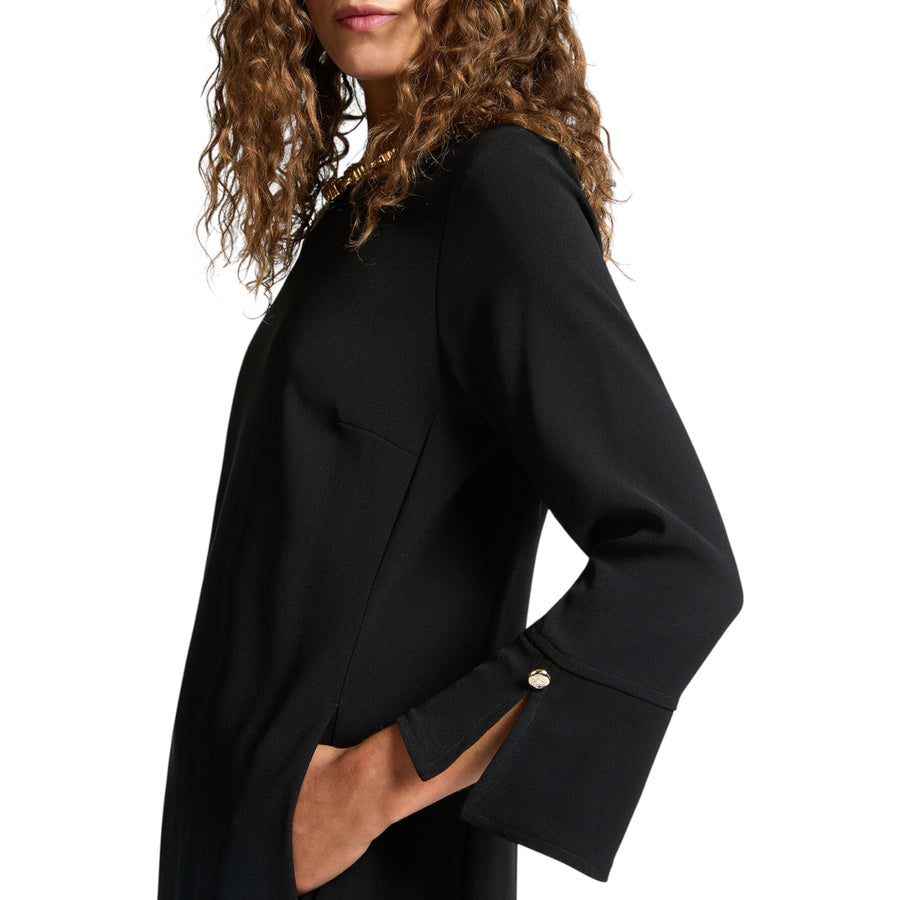 Abito donna in tessuto crêpe