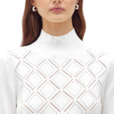 Maglia donna fitted con strass