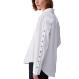 Camicia donna il popeline con borchie