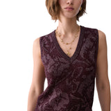 Top donna in pizzo lamé