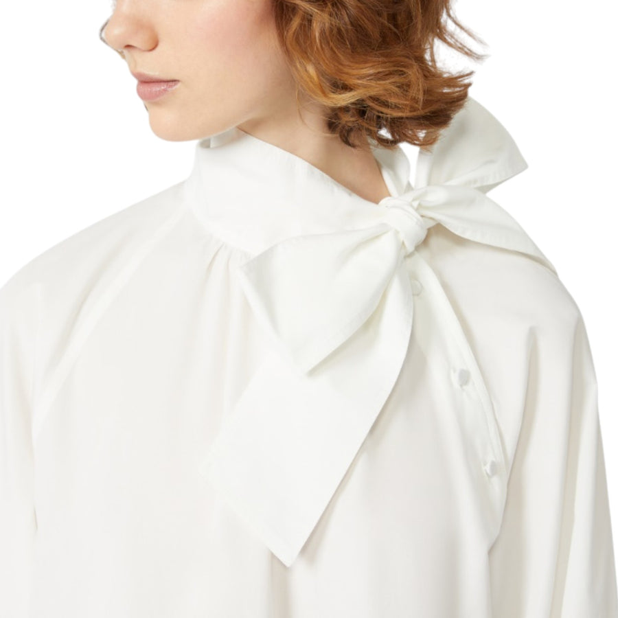 Blusa donna in popeline di cotone
