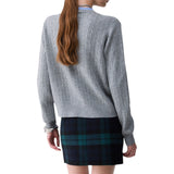 Cardigan donna con bottoni gioiello
