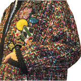 Giacca donna corta con patch