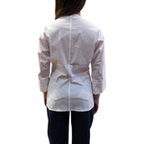 Camicia donna con arricciatura davanti