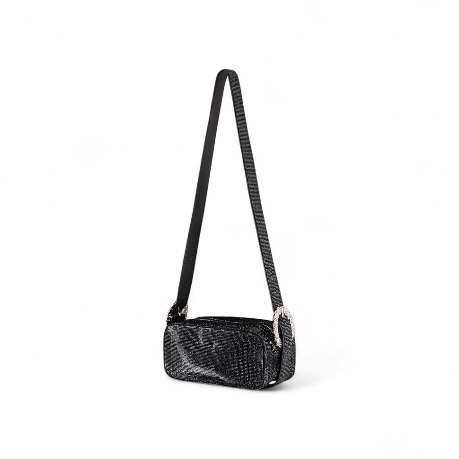 Borsa donna Camera Case Strass All Over