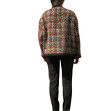 Giacca donna corta con patch