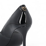 Scarpe donna décolleté lucide con tacco