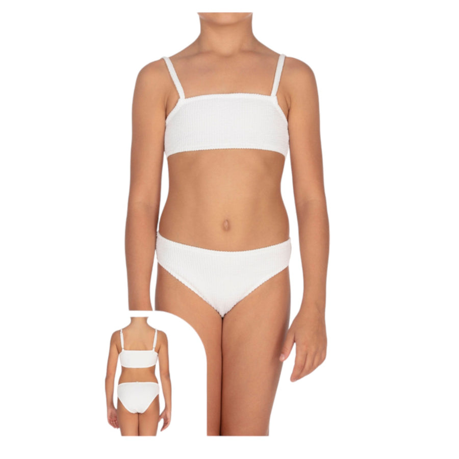 Bikini top con slip fisso bimba