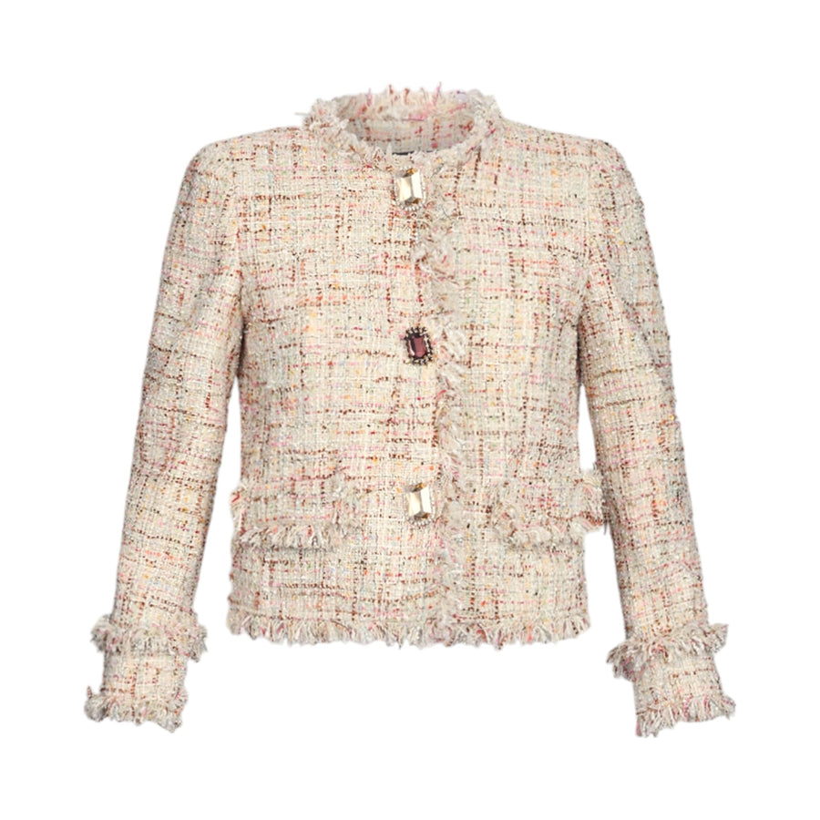 Giacca donna taglio vivo multicolore