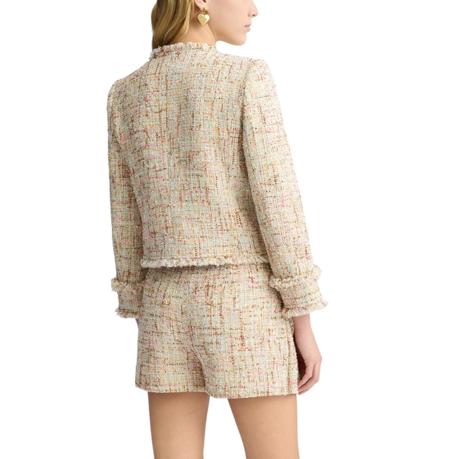 Giacca donna taglio vivo multicolore