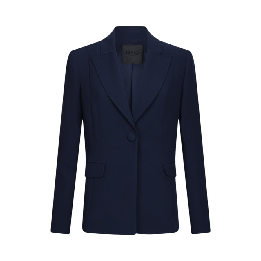 Blazer donna in cady crêpe
