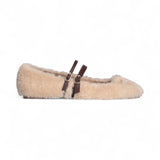 Ballerine donna effetto shearling